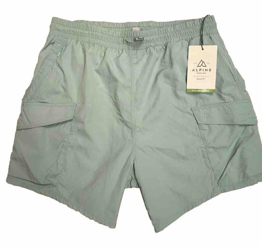 Alpine Design Women’s Woven Cargo Shorts - Mineral Jade- Medium NWT