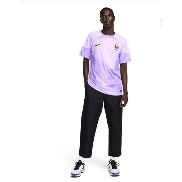 $95 Nike Men’s France Goalkeeper Soccer Jersey FFF DN0664-581-Purple-Large-New