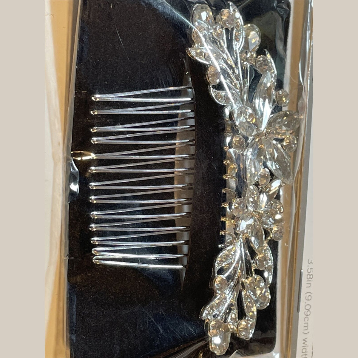 Combo Lot 3 PCs Studio His & Hers WEDDING Set: Hair Comb - Headpiece- Bracelet