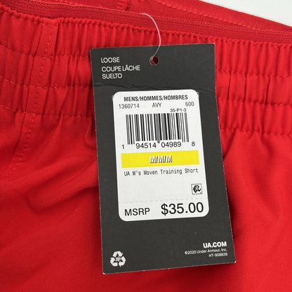 $35 Under Armour Men’s Woven Training Shorts- Red - Medium- New Tag