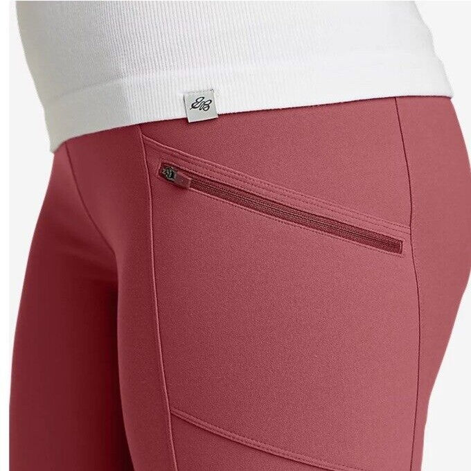 Eddie Bauer Women's Trail Tight Capri Leggings - Dark Chinaberry- TMed- NWT