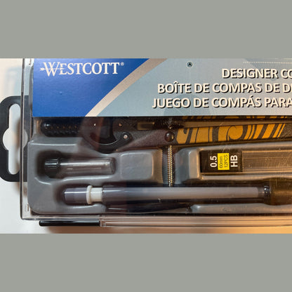 Westcott Designer Compass Set with Carrying Case DCS-10