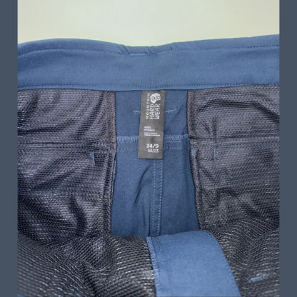 $79 Mountain Hardwear Men’s AP Active Shorts Hiking 9” - Navy -Size: 34”W- NEW