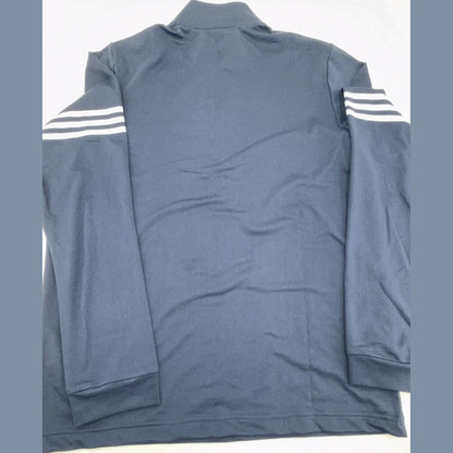 $70 adidas Men’s Adi 3 Stripes Lightweight 1/2 Zip Pullover- Navy - Medium - New
