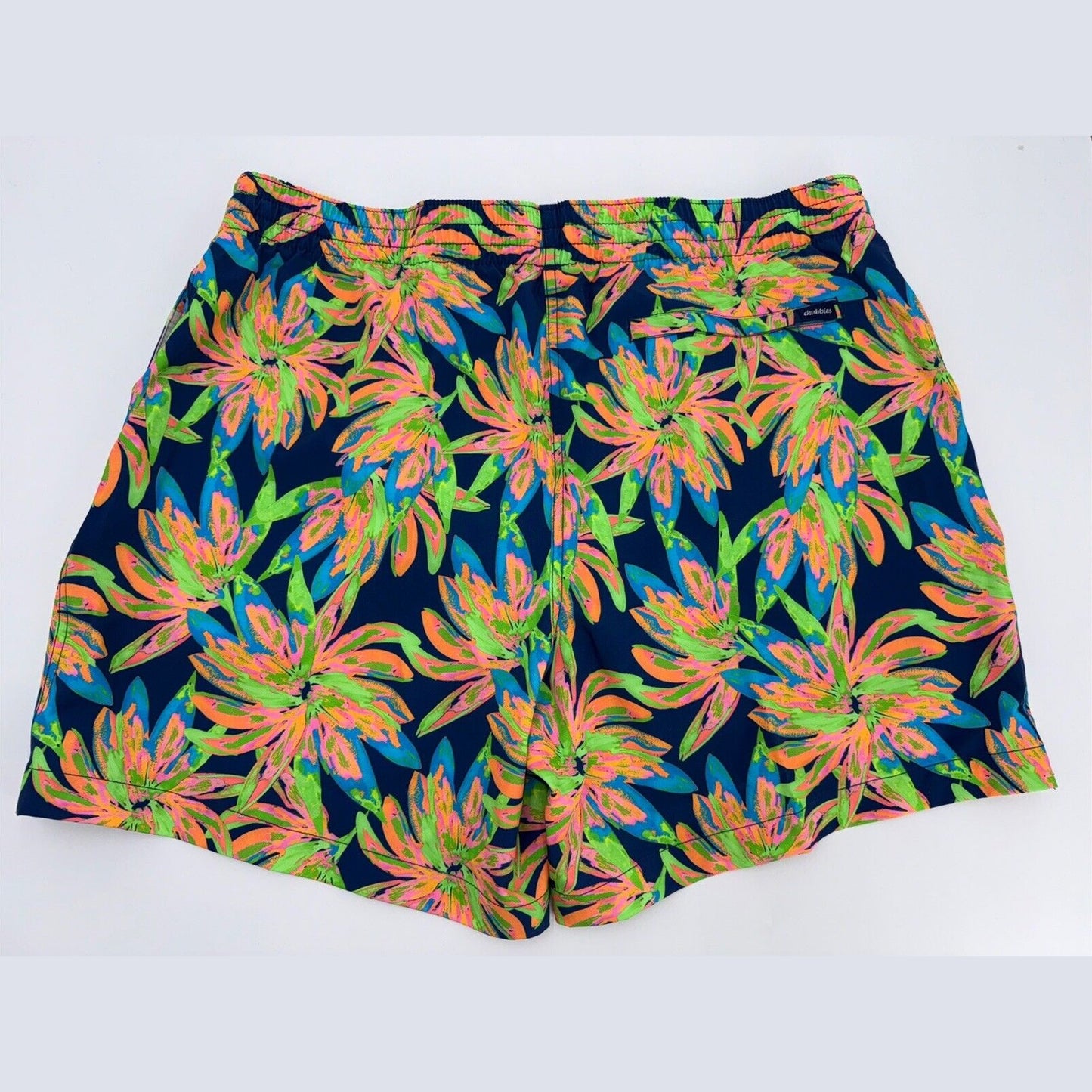 $70 Chubbies The Ocean Flowers 5.5" Inseam Swim Trunks-Multi -XLarge -New Tag