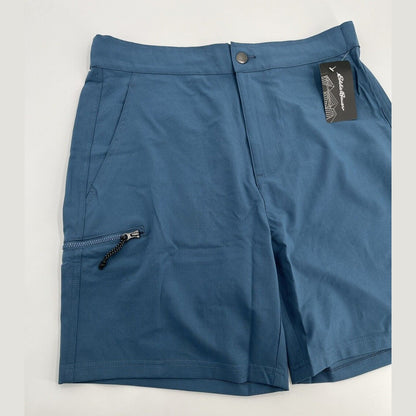 $55 Eddie Bauer Men’s Canyon Lightweight Shorts- Blue Fusion-Medium-New Tag