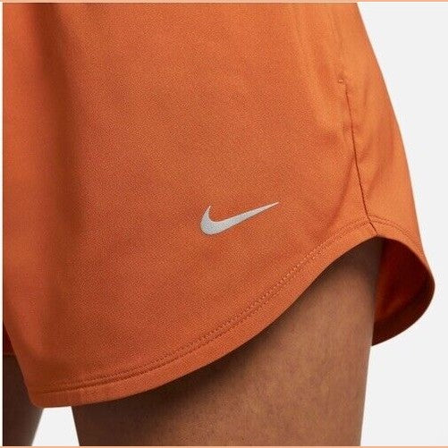 Nike One Women's Dri-FIT UltraHigh Waisted 3" Brief-Lined Shorts-Dk Russet-Small