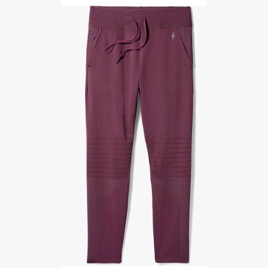 $180 Smartwool Men’s Intraknit Merino Tech Pant-Eggplant Maroon- Small -New Tags