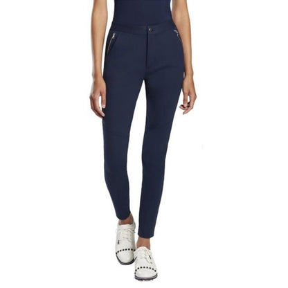 $130 G/Fore Women's Ponte Moto Golf Pants- Navy Twilight -Size: 10 (30W 29L)-New