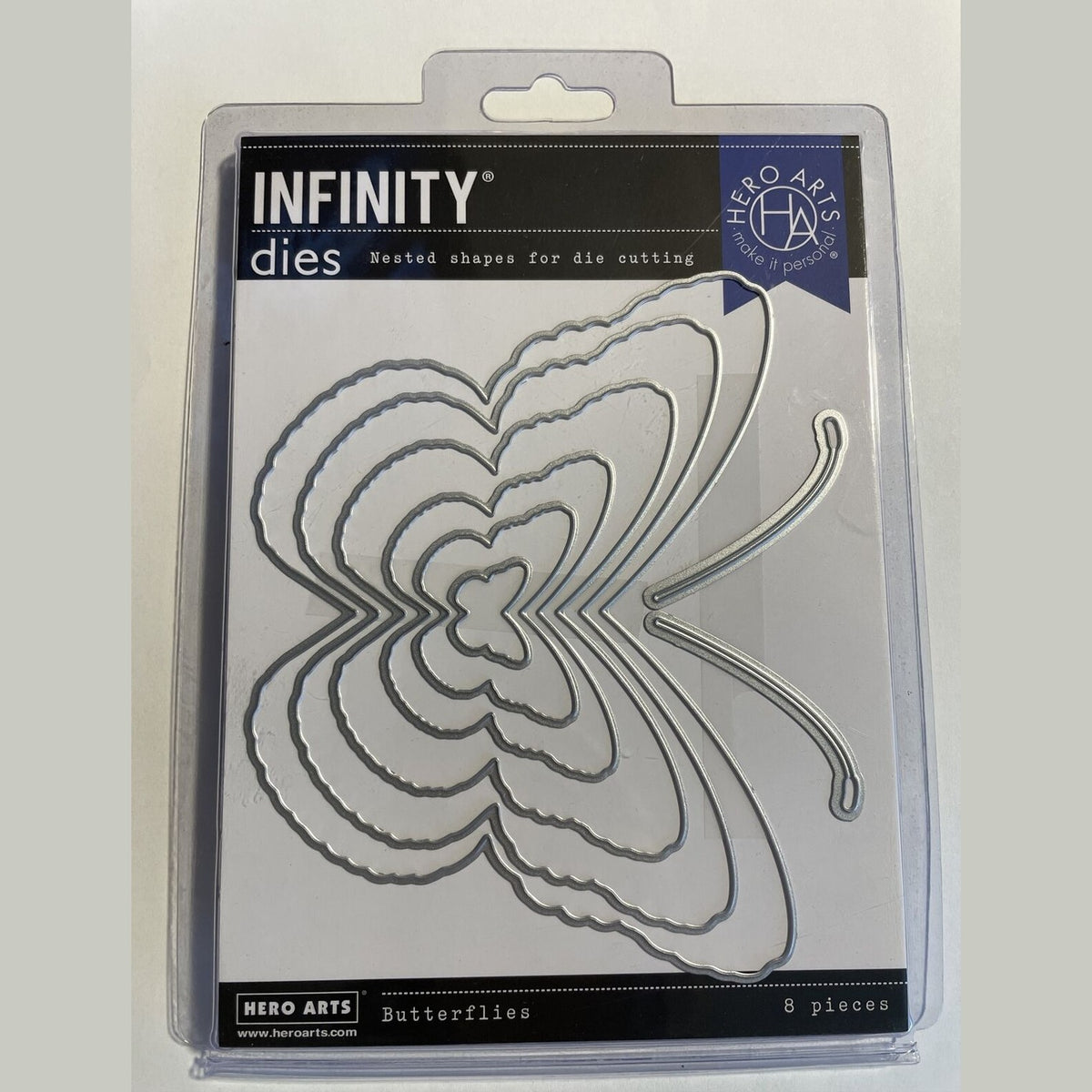 Hero Arts Infinity Dies Nesting Butterflies infinity Dies DI600