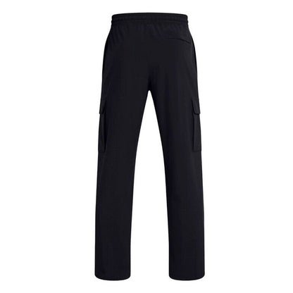 $80 Under Armour Men's UA Woven Vibe Cargo Joggers - Black - Small- New Tag