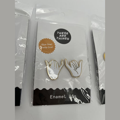These Are Things Combo Lot Of 3 Enamel Pin Sets, New! Best Price