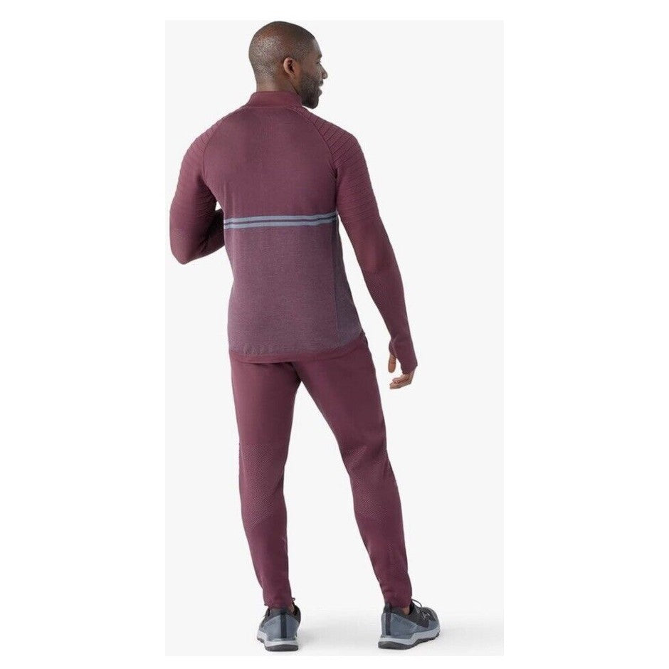 $180 Smartwool Men’s Intraknit Merino Tech Pant-Eggplant Maroon- Small -New Tags