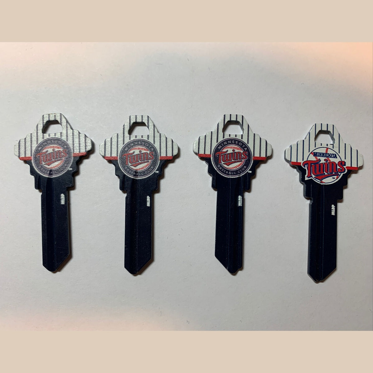 Lot 4 Keys House / Office Blank Keys SC 1 -  4 Minnesota Twins