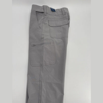 $80 Huk Men’s Next Level Pants Fishing Hiking Stretchy-Overcast Grey-Small-New