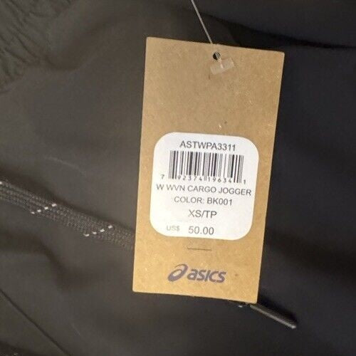 Asics Women’s Woven Cargo Jogger - Black - XSmall