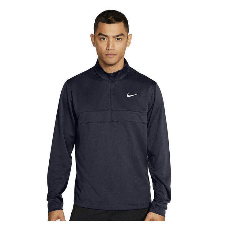 NIKE Dri-FIT Half-Zip GOLF Pullover CK6076-451 -Obsidian Blue - Medium- New $68