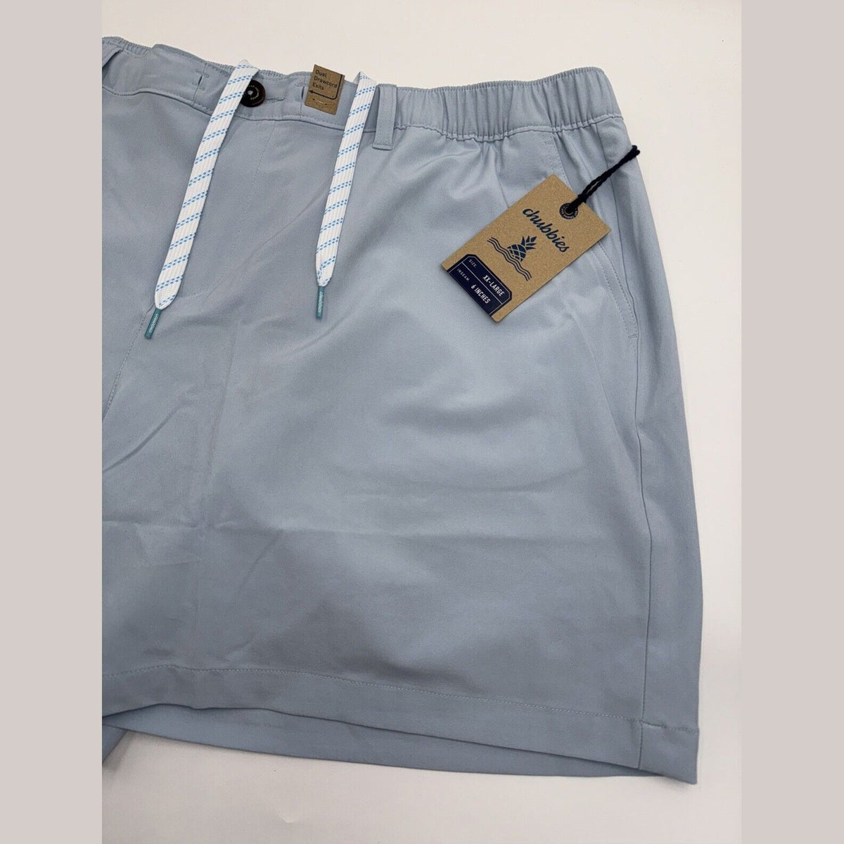 $65 Chubbies Men’s Everywear Tech Fabric 6” Shorts (2025 Version) Blue- 2XLarge