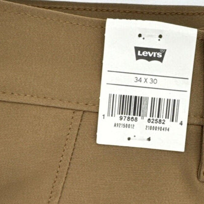 $69 Levi’s XX Chino Standard Tech Men’s Pants- Brown Walnut- 34Wx30L