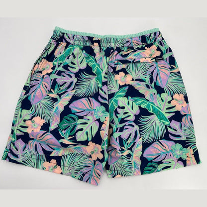 Chubbies Men's Stretch Swim Trunks 7" The Night Faunas -Multi-Small-New $79.50