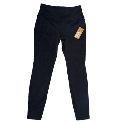 $109 Eddie Bauer Women’s Glacier Peak Tight Warm Pant-Black-Large-New Tags