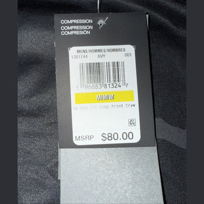 $80 Under Armour Long Sleeve ColdGear Infrared Compression-Black Camo-Medium
