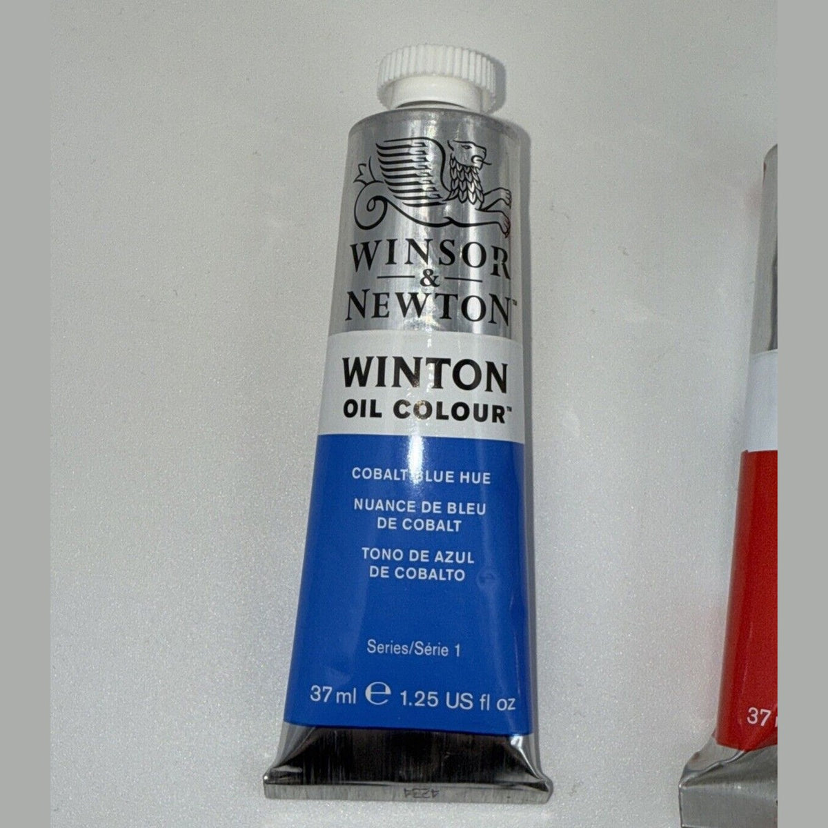 Combo Of 3 Winsor and Newton Winton Oil Colour 1.25 oz. Cadmium 1 Red,2 Blue