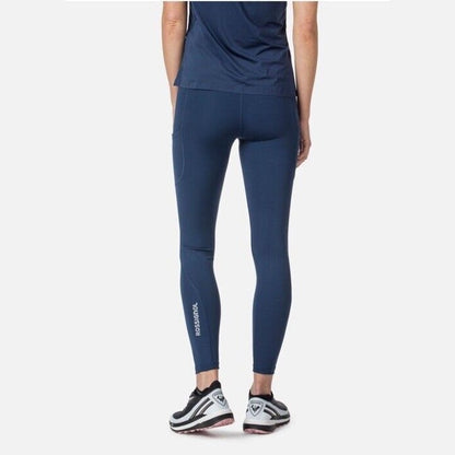 $95 Rossignol Women’s Stretch Full Length Running Tights- Navy- Large -New Tags