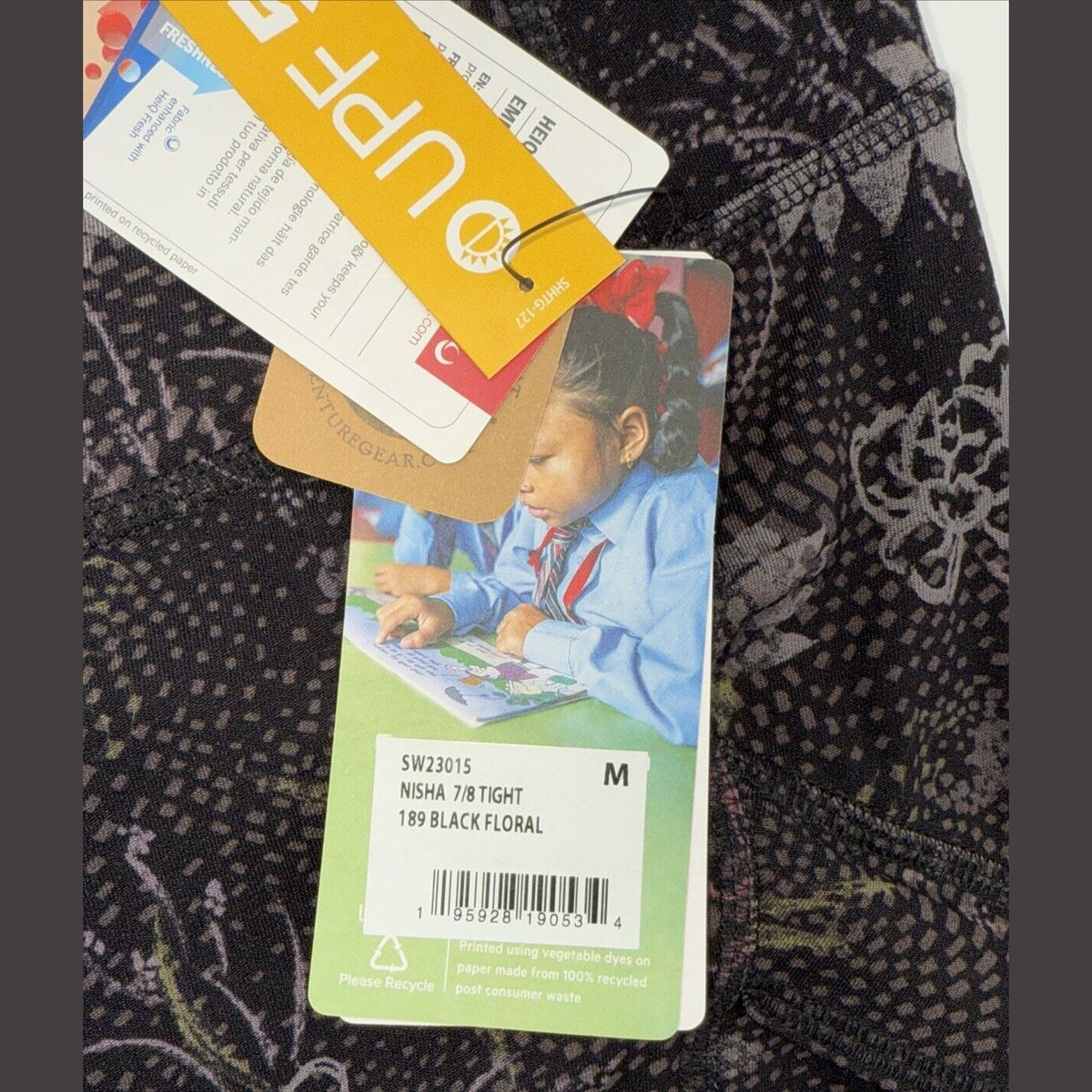 $75 Sherpa Adventure Women’s Nisha Tight Leggings-SW23015-Black Floral-Medium