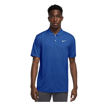 $50 Nike Men's Dri-FIT Short Sleeve Golf Polo FZ5646 -Royal Blue - Medium - NEW