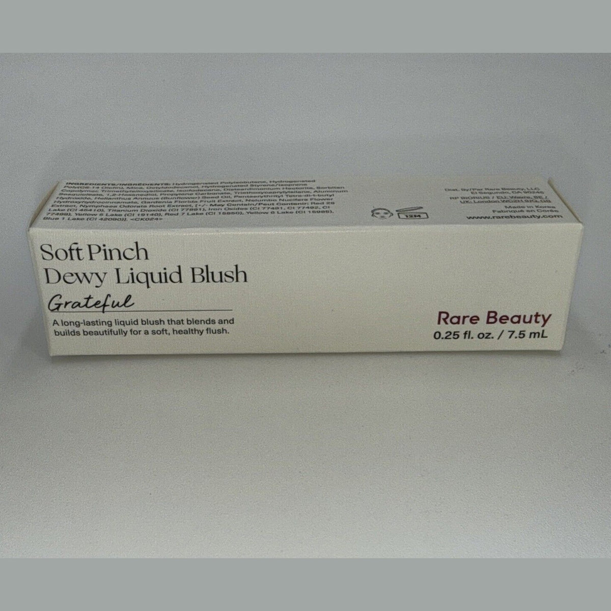Rare Beauty Soft Pinch Dewy Liquid Blush - Grateful - Full Size 0.25fl Oz-Fresh!
