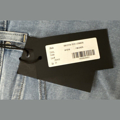 $199 Paige Men’s Lennox Slim Jeans-Fischer - Size 33Wx27L- Brand New