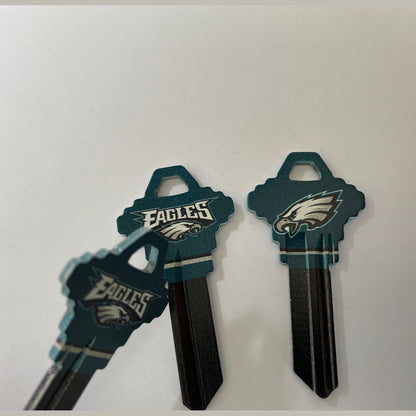 Lot 3 Keys House / Office Blank Keys SC 1 -  3 Philadelphia Eagles
