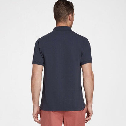 VRST Men's Pique Polo - Darker Ardosia Slate - Small - New Tags Retail $60