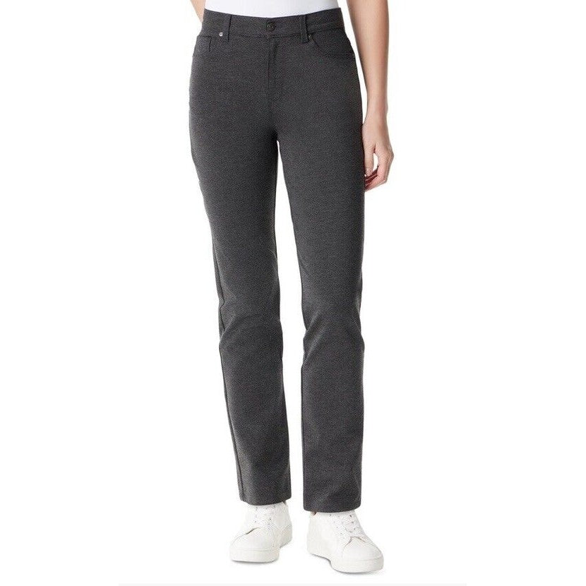 Gloria Vanderbilt Women's Amanda Ponte Jean-Heather Grey- Size 6