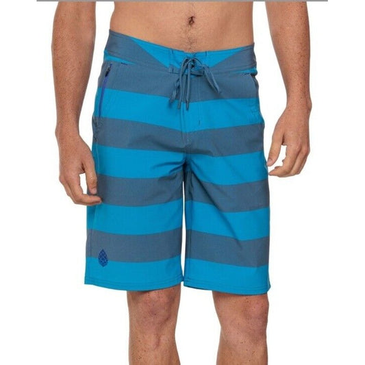 $78 Stio Men’s CFS Board Short 7.5in  - Blue/Grey -Size: 30W - Brand New Tags