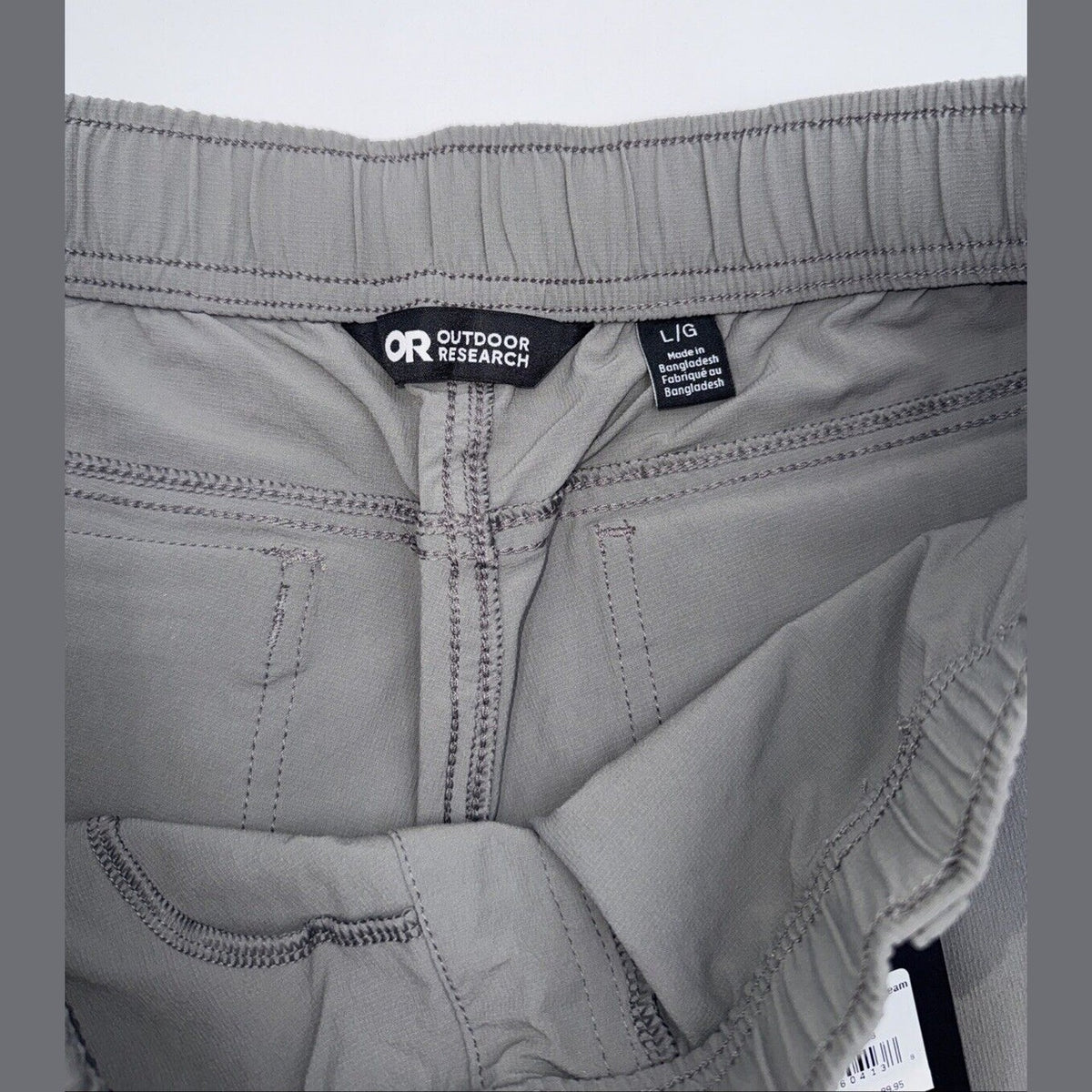 $79 Outdoor Research Women’s Ferrosi 5-inch Shorts- Pewter - Size: Large -New