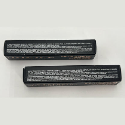 Lot Of 2 - ANASTASIA BEVERLY HILLS Brow Genius Conditioning Brow Serum 0.07 Mini