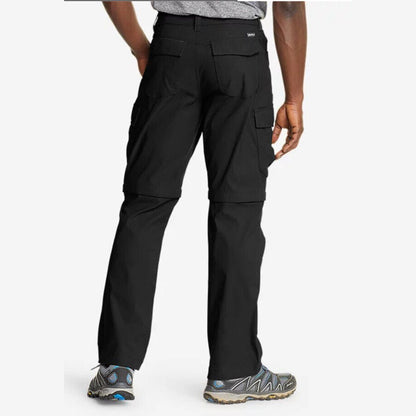 Eddie Bauer Men’s Convertible Rainier Hiking Cargo Pants -Black- 34W 32L-New Tag