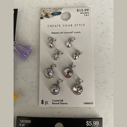 Combo Lot Of 4 Packages Charm Me - Great Styles & Colors Over $43 Retail