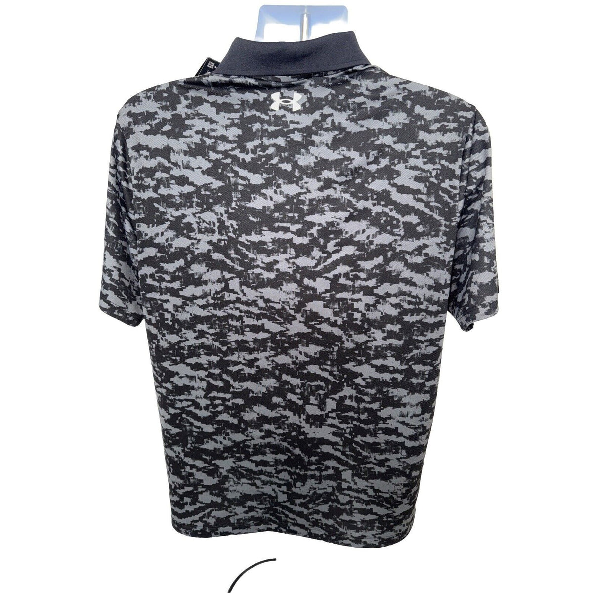$60 Under Armour Men’s Matchplay Polo Golf Shirt 1377377-Camo Black -Large - New
