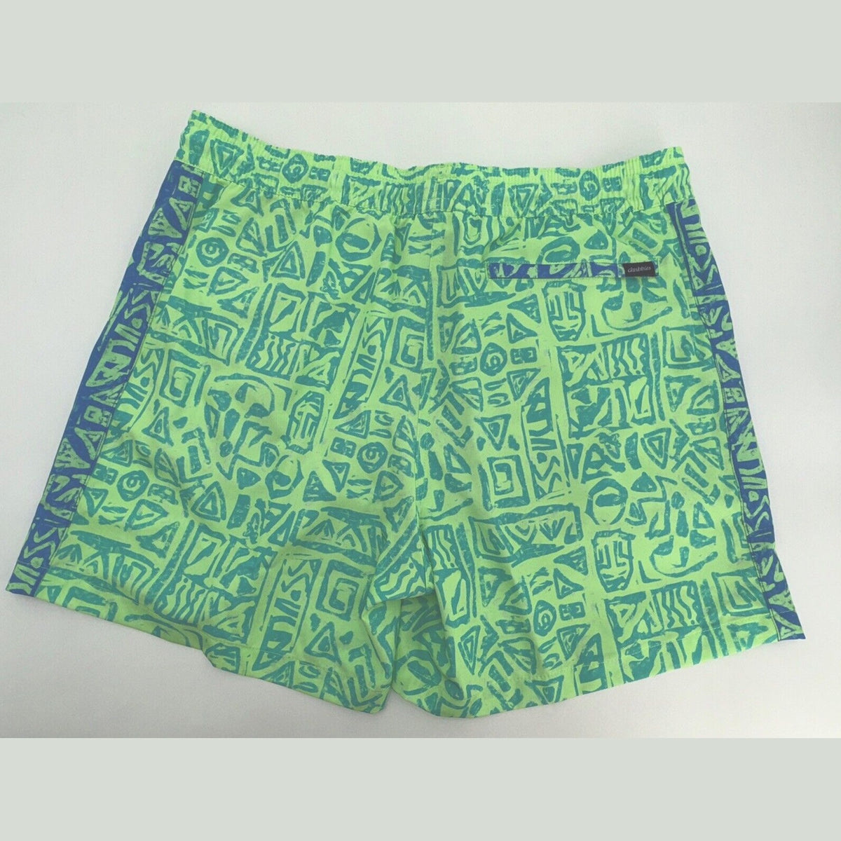 $70 Chubbies The Shakedowns 5.5" Inseam Swim Trunks-Green Blue -XLarge -New Tag