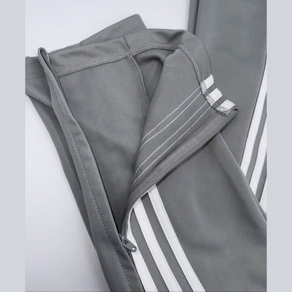 $50 Adidas Men's Tiro 24 Slim Training Pants- Grey On White-Large Tall (32L) New