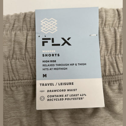 FLX Women’s Wander Soft Leisure Shorts - Ivory Silk - Medium - New Tag $35