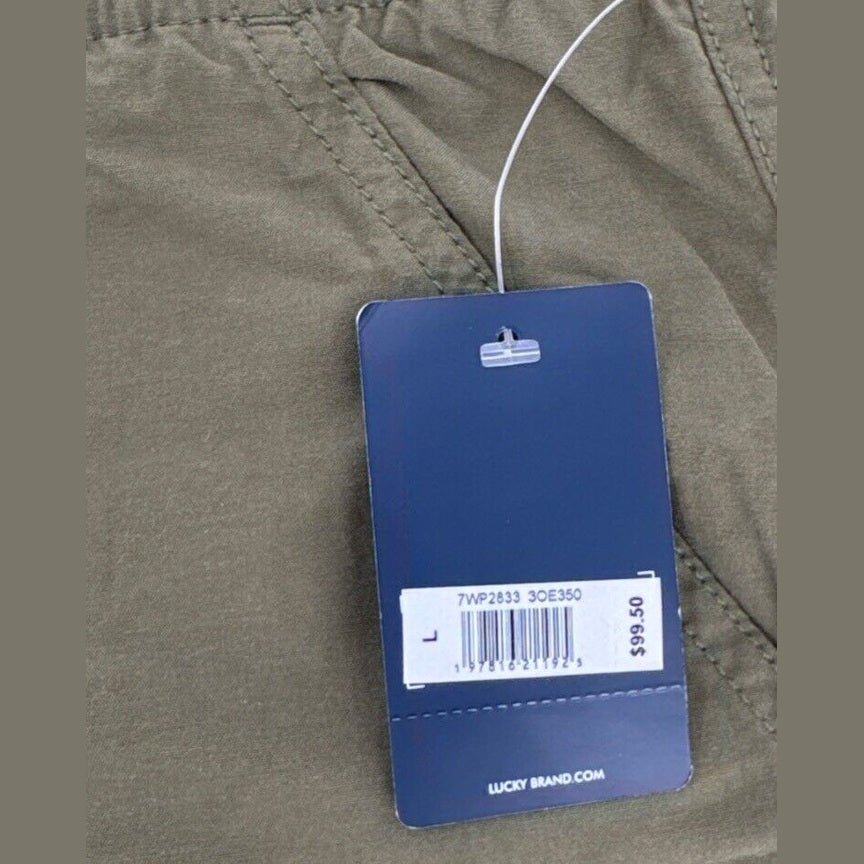 $99 Lucky Brand Women’s Parachute Cargo Pants- Olive Green- Large