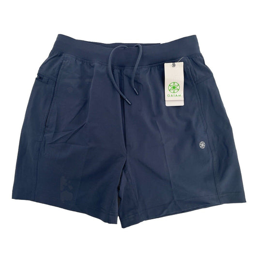 $42 GAIAM Men’s Upside Micro 5” Shorts W/Brief- Cool Grey- Small- New Tags