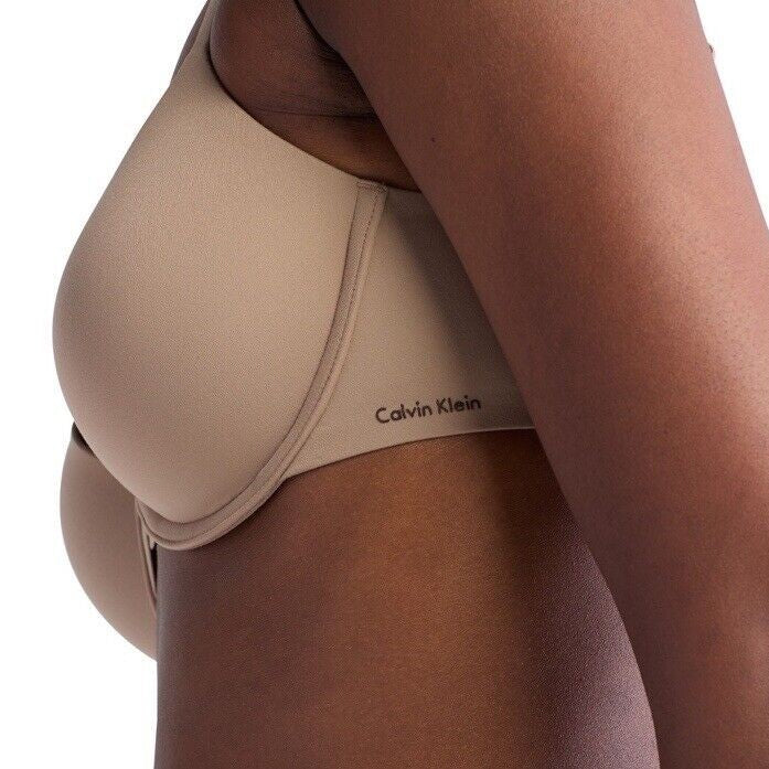 Calvin Klein Women’s Perfectly Fit T-Shirt Bra F3837 - Speakeasy Blue- 34D