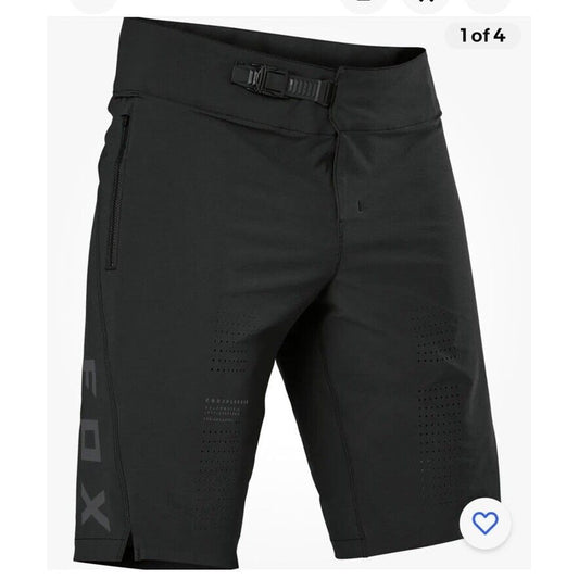 $110 Fox Racing Flexair SP23 Mens MTB Mountain Bike Shorts- Black- Size: 40W-New