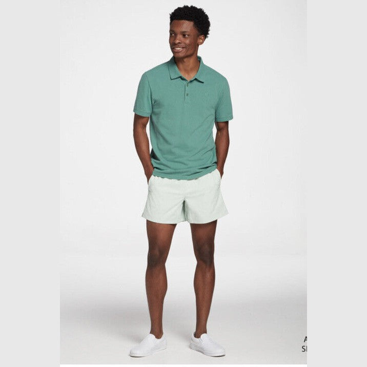 VRST Men's Pique Polo - Serene Green - Small - New Tags Retail $60