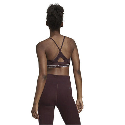 Adidas Aeroreact Training Light-Support Padded Bra- Black- Size: LAC - New